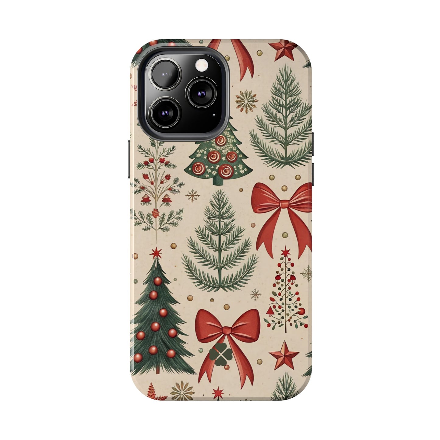 Christmas Tree Bow Phone Case