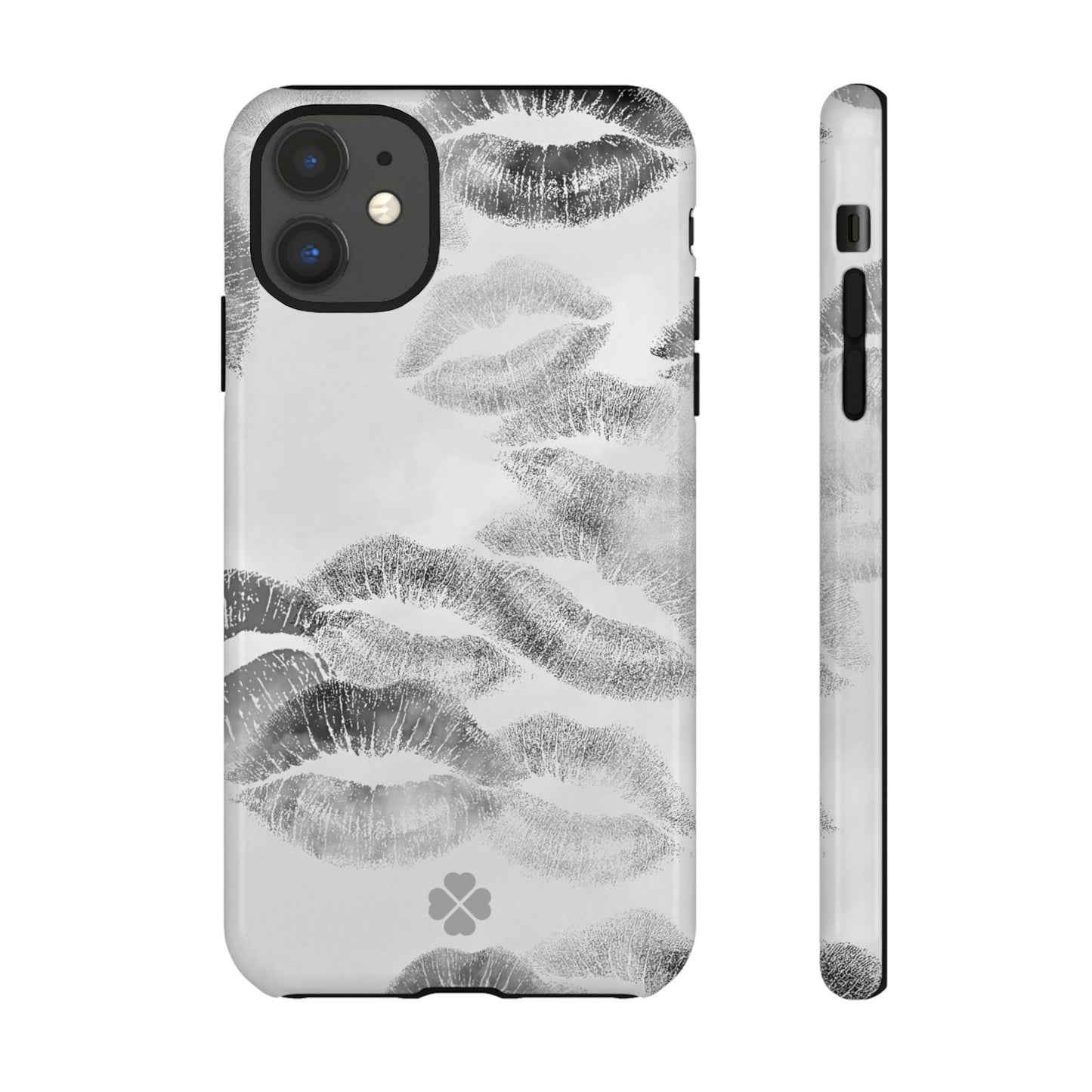 B&W Kiss Phone Case