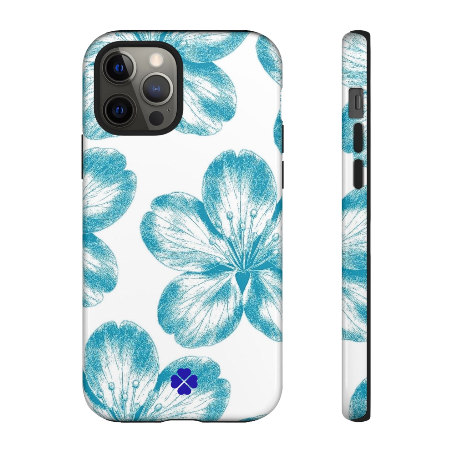 Blue Hibiscus Phone Case