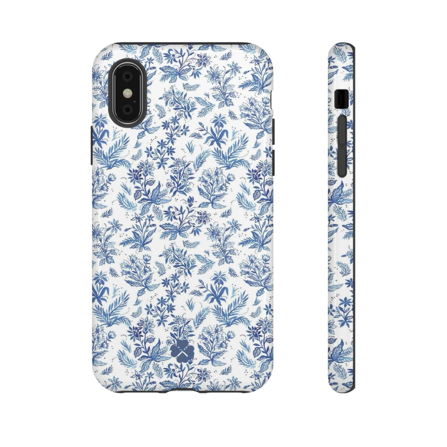 Blue Toile Phone Case