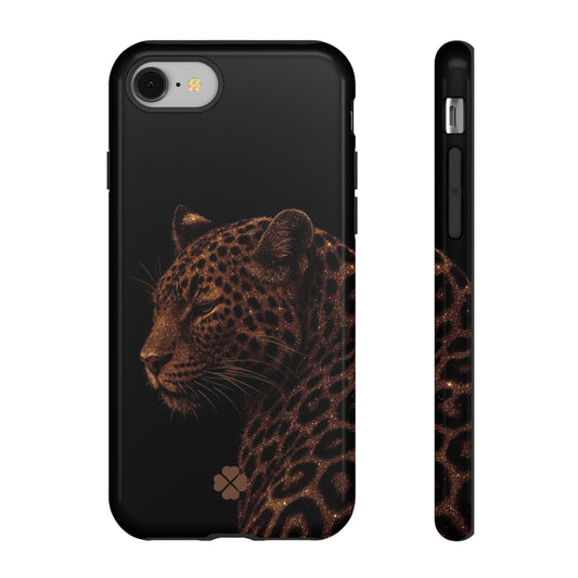 Glitter Leopard Phone Case