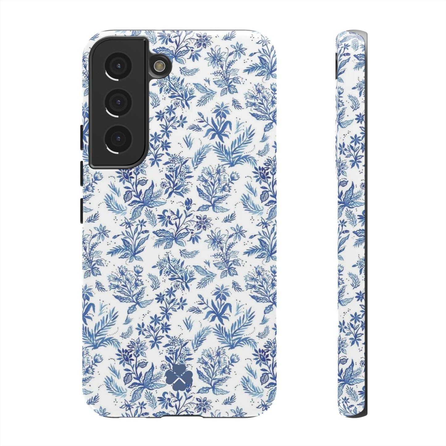 Blue Toile Phone Case