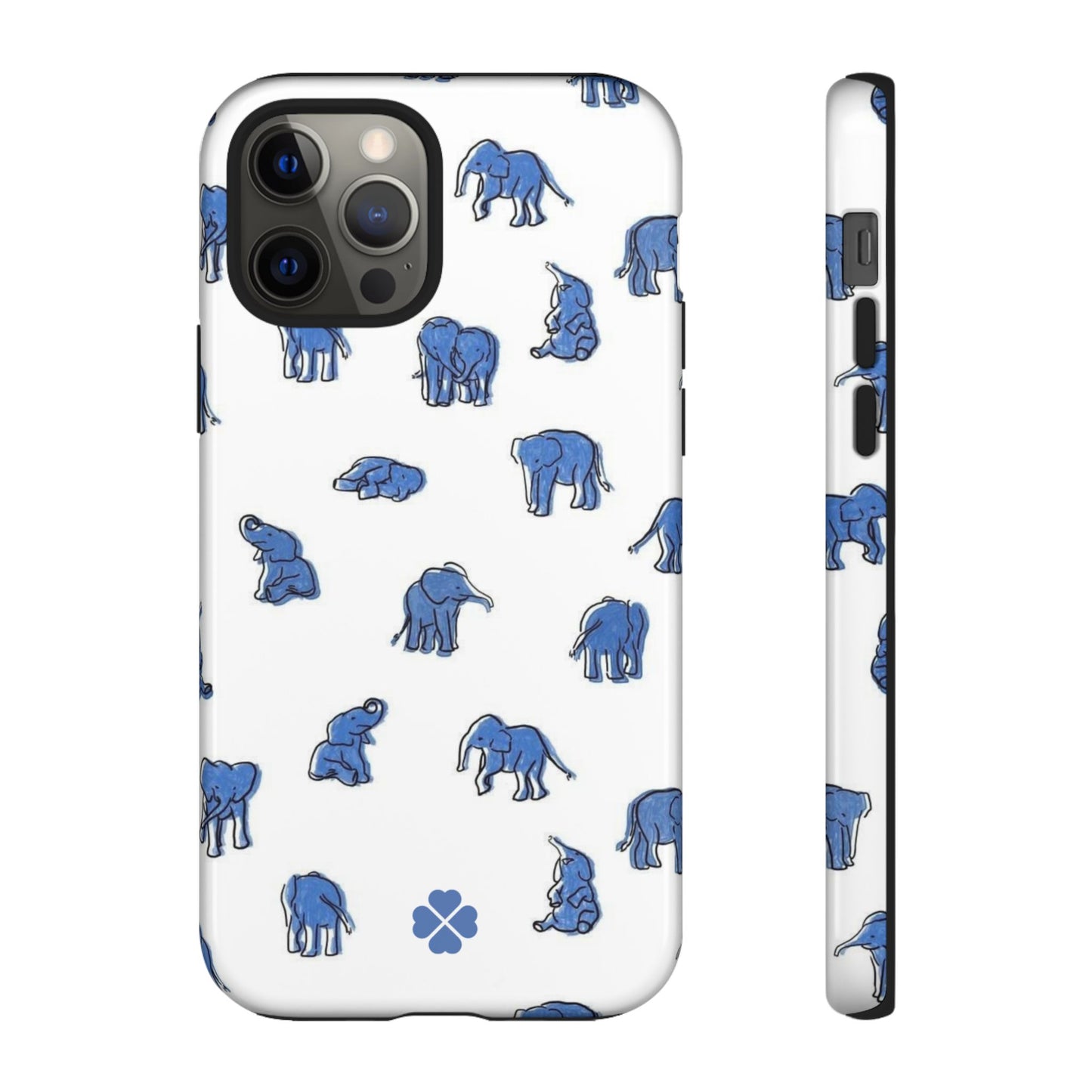 Blue Elephant Phone Case