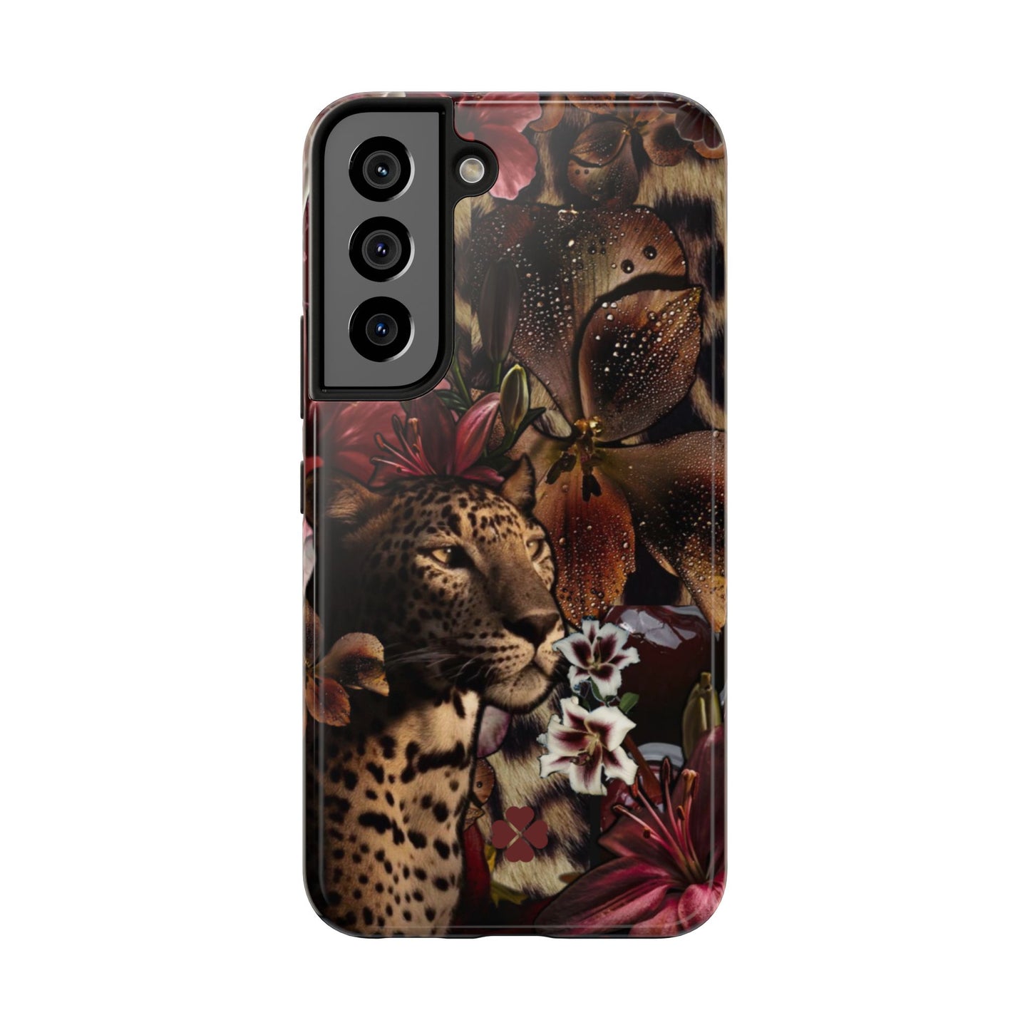 Leopard Floral Phone Case