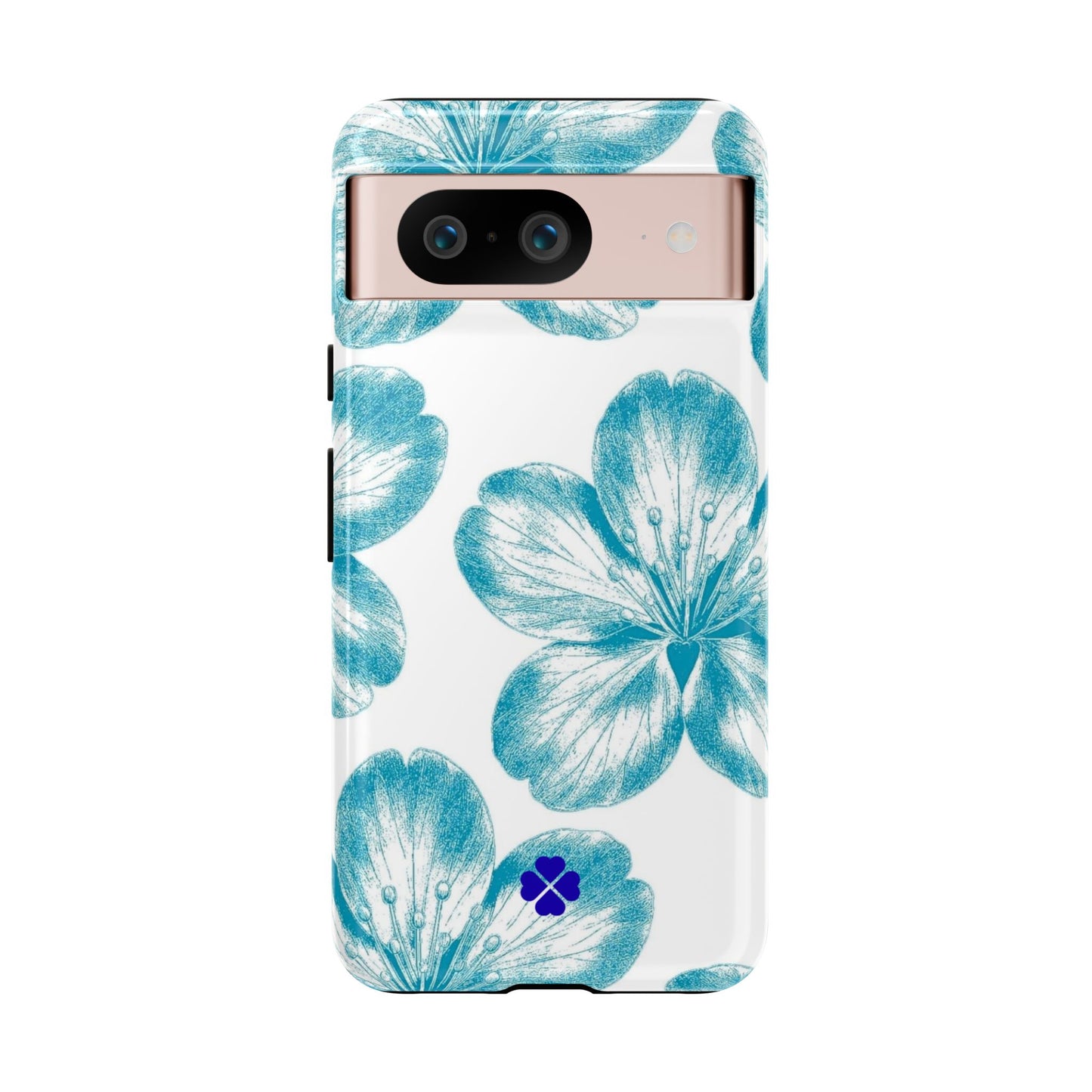 Blue Hibiscus Phone Case