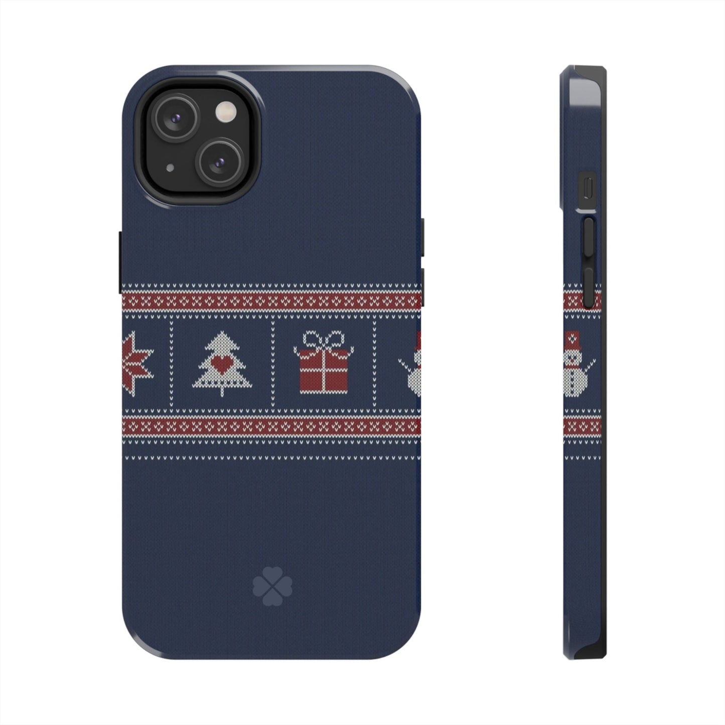 Blue Christmas Sweater Phone Case