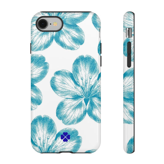 Blue Hibiscus Phone Case