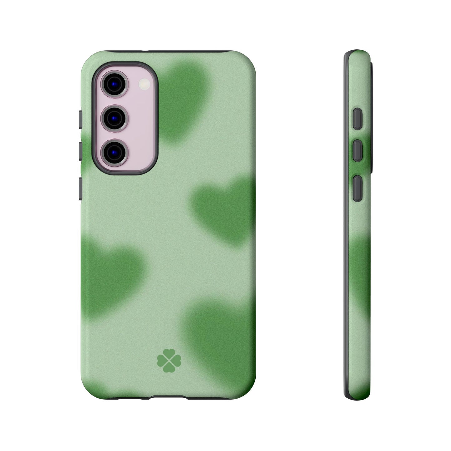 Green Hearts Phone Case