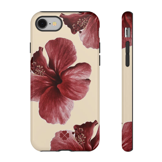 Red Hibiscus Phone Case