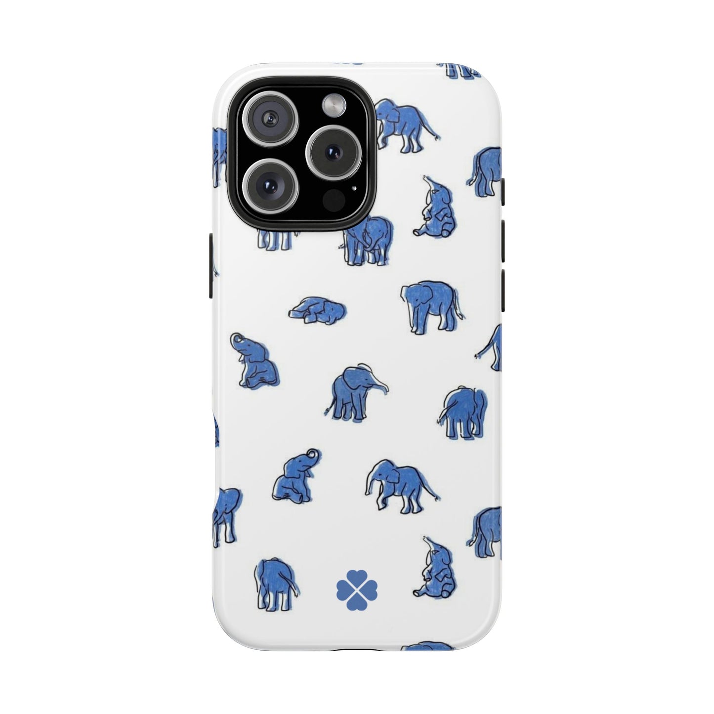 Blue Elephant Phone Case