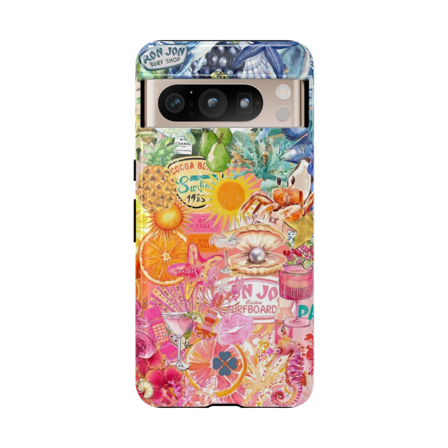 Rainbow Summer Collage Phone Case