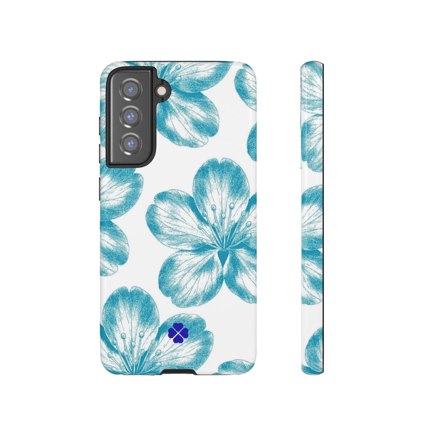 Blue Hibiscus Phone Case