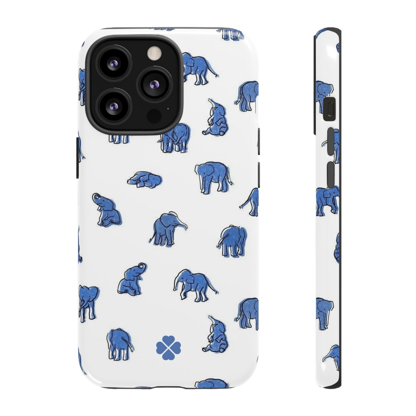 Blue Elephant Phone Case