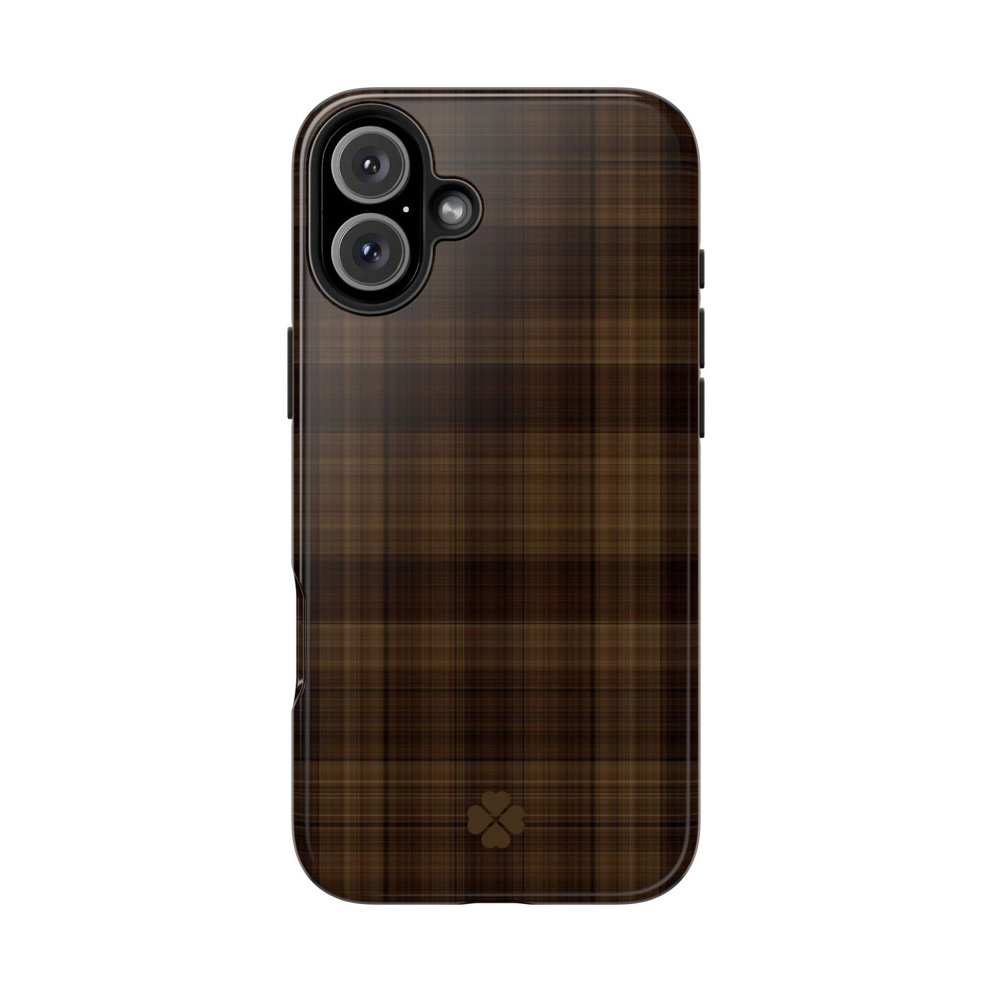 Brown Flannel Phone Case