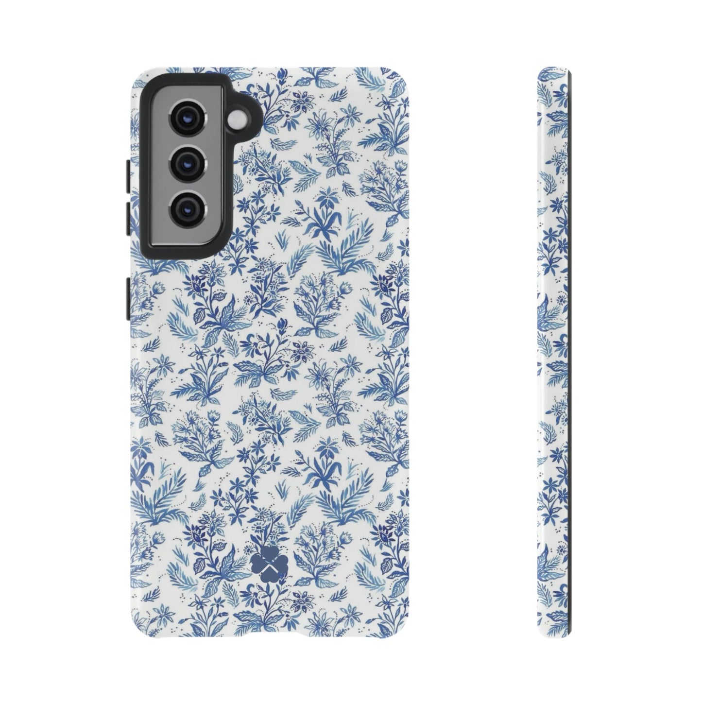 Blue Toile Phone Case