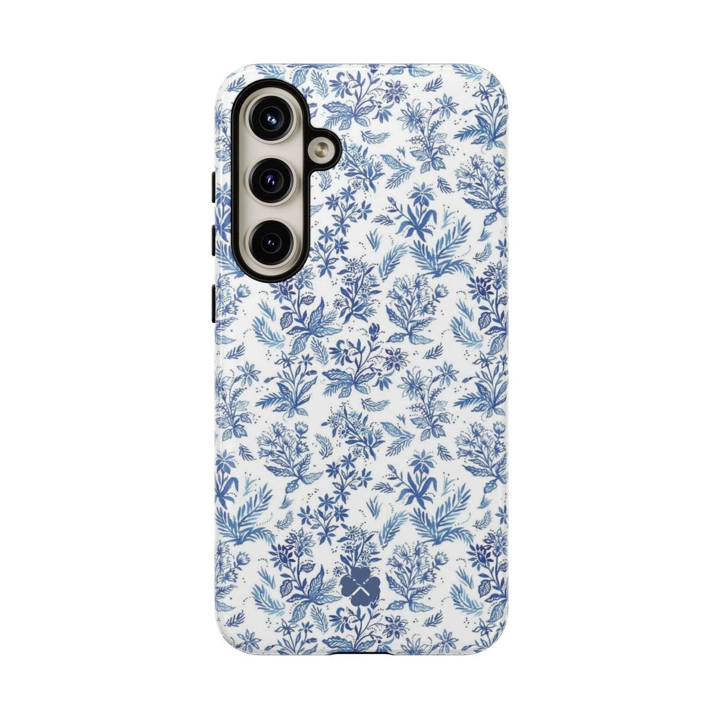 Blue Toile Phone Case
