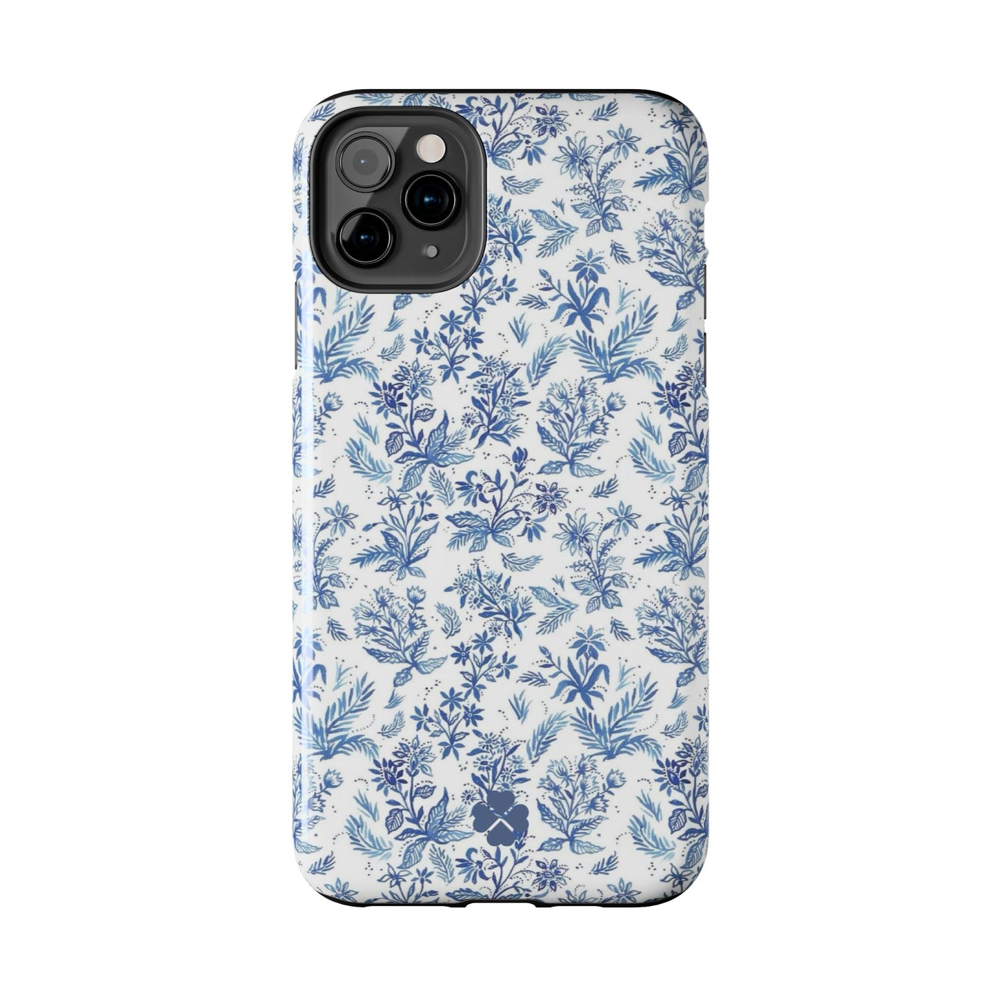Blue Toile Phone Case