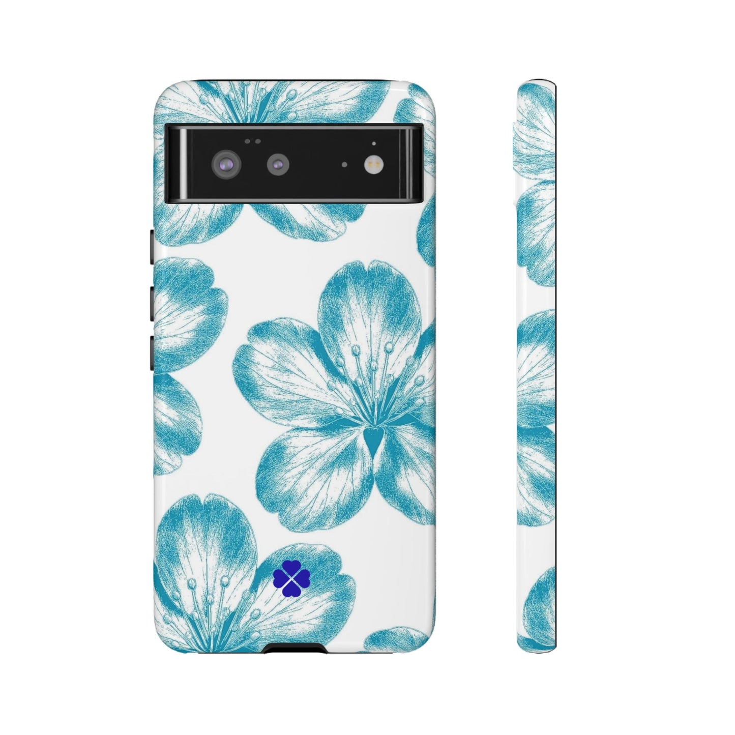 Blue Hibiscus Phone Case