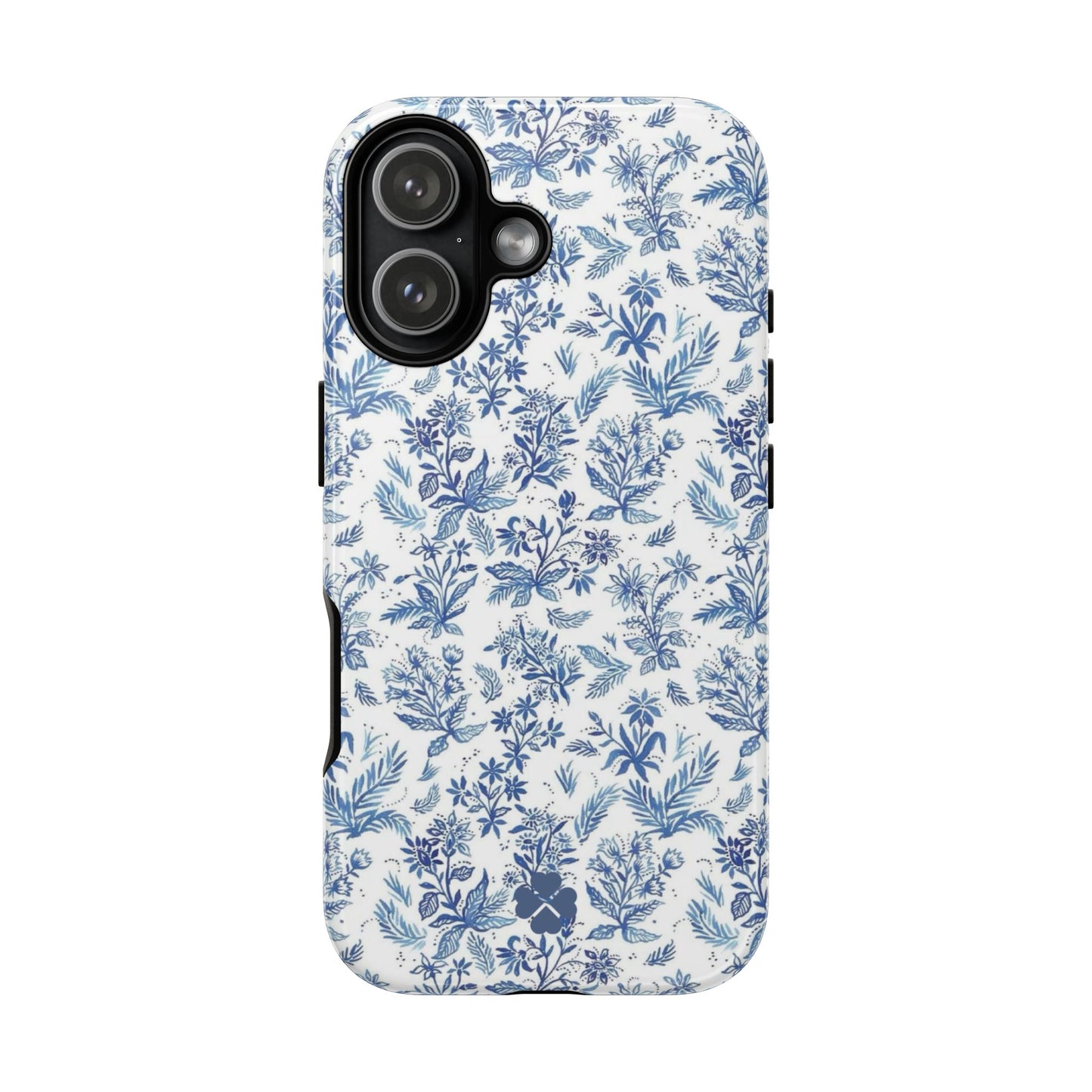 Blue Toile Phone Case