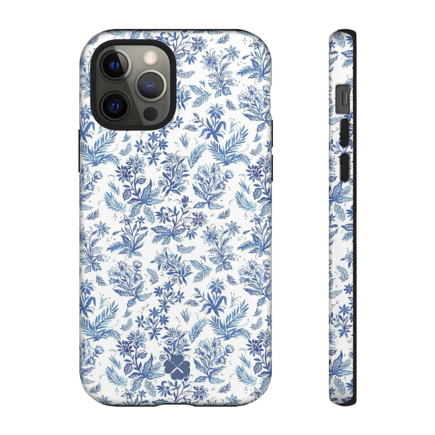 Blue Toile Phone Case