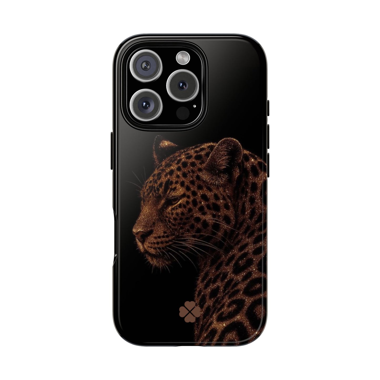 Glitter Leopard Phone Case