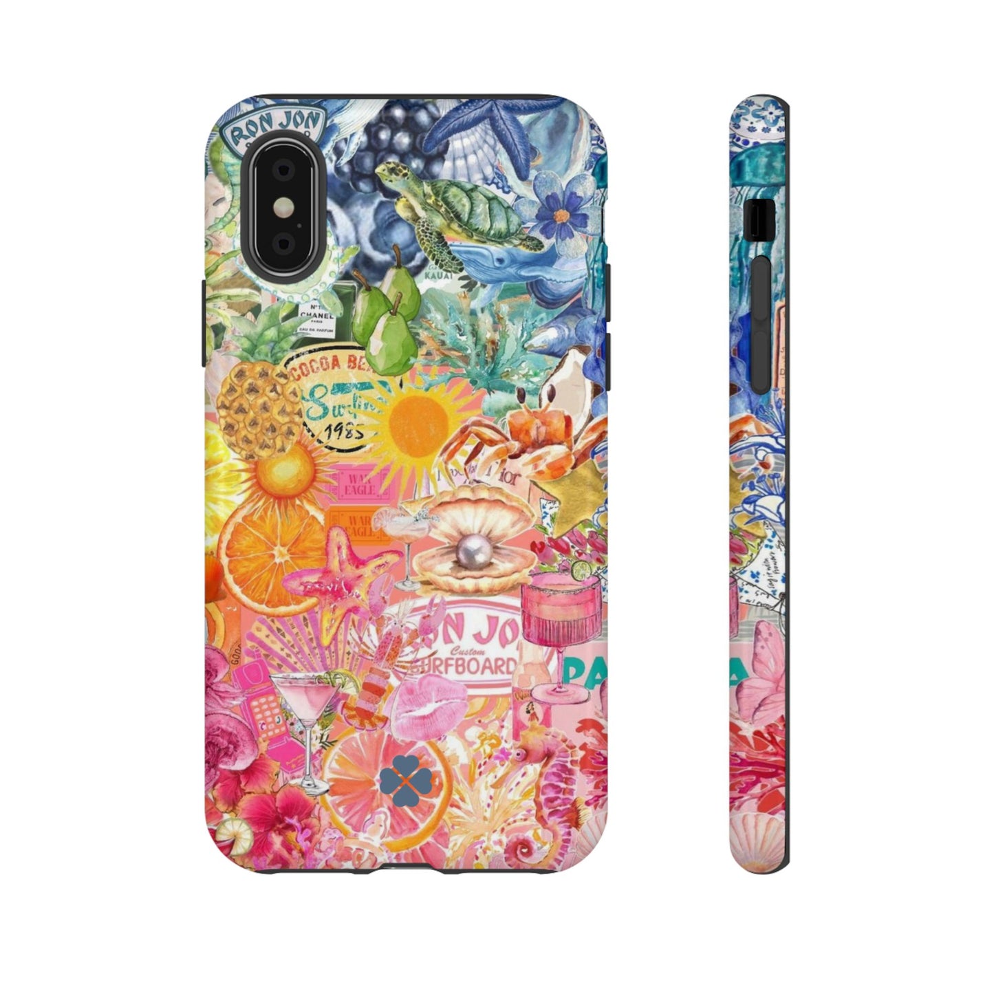 Rainbow Summer Collage Phone Case