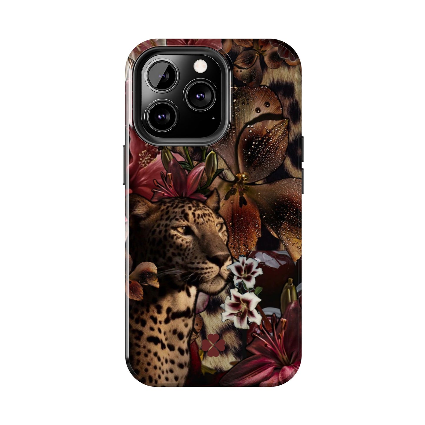 Leopard Floral Phone Case