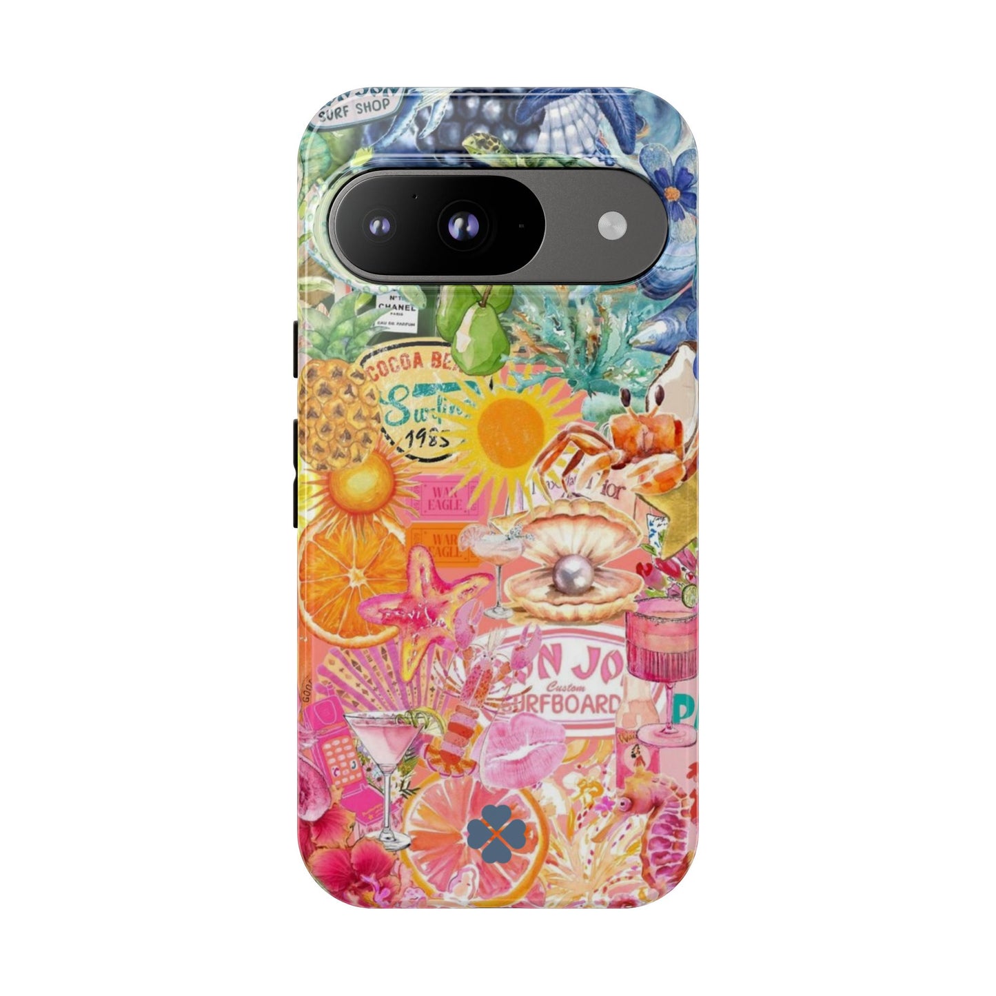 Rainbow Summer Collage Phone Case