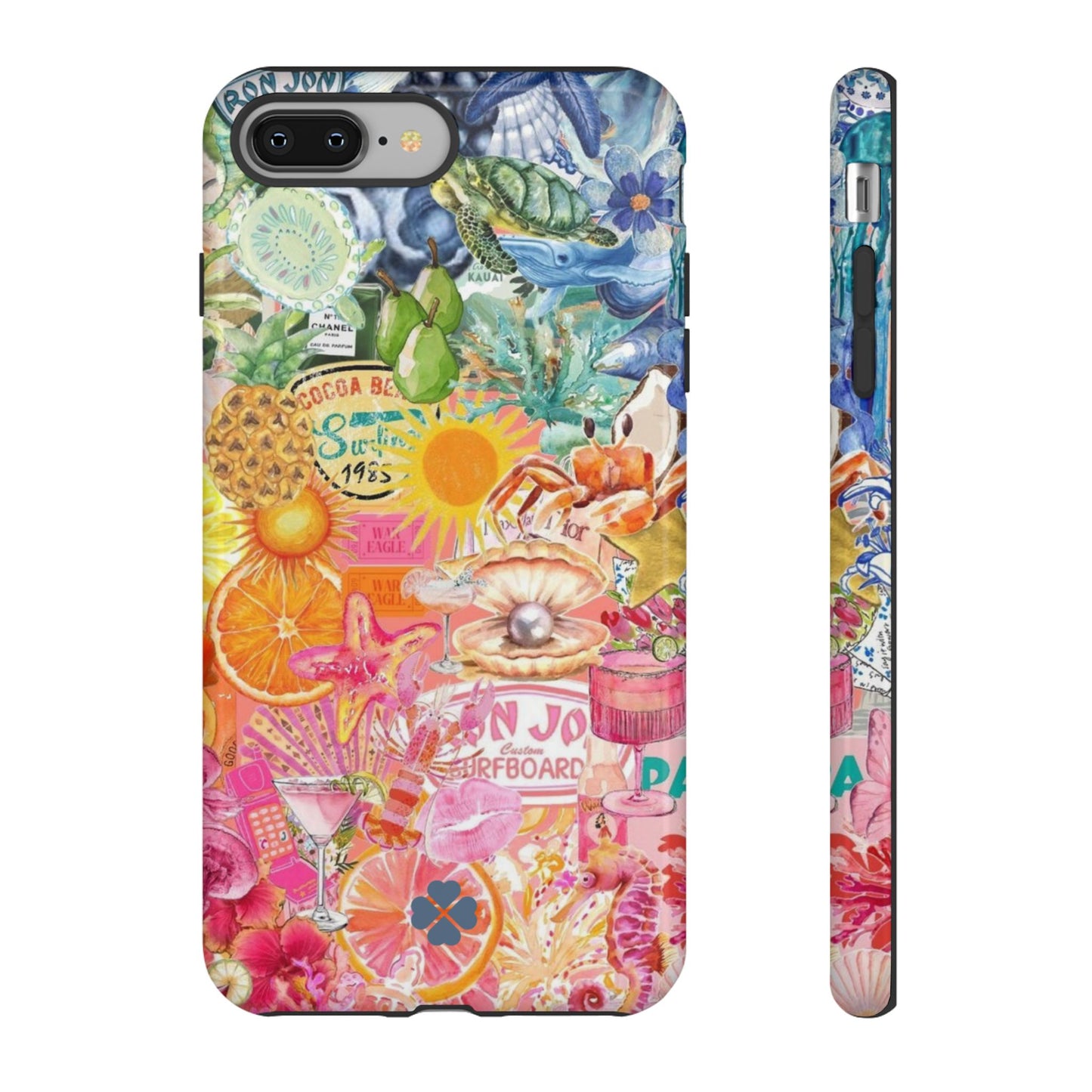Rainbow Summer Collage Phone Case