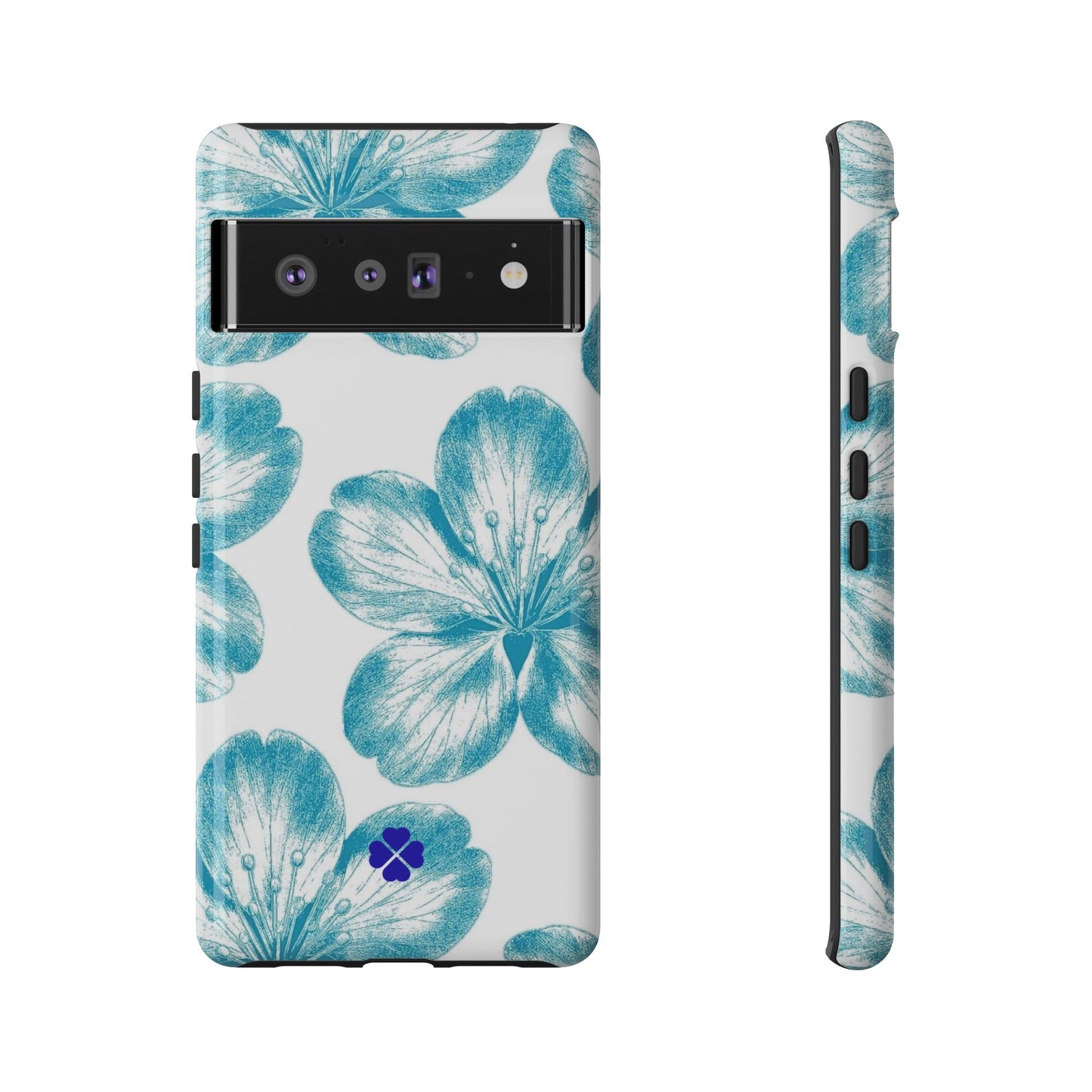 Blue Hibiscus Phone Case