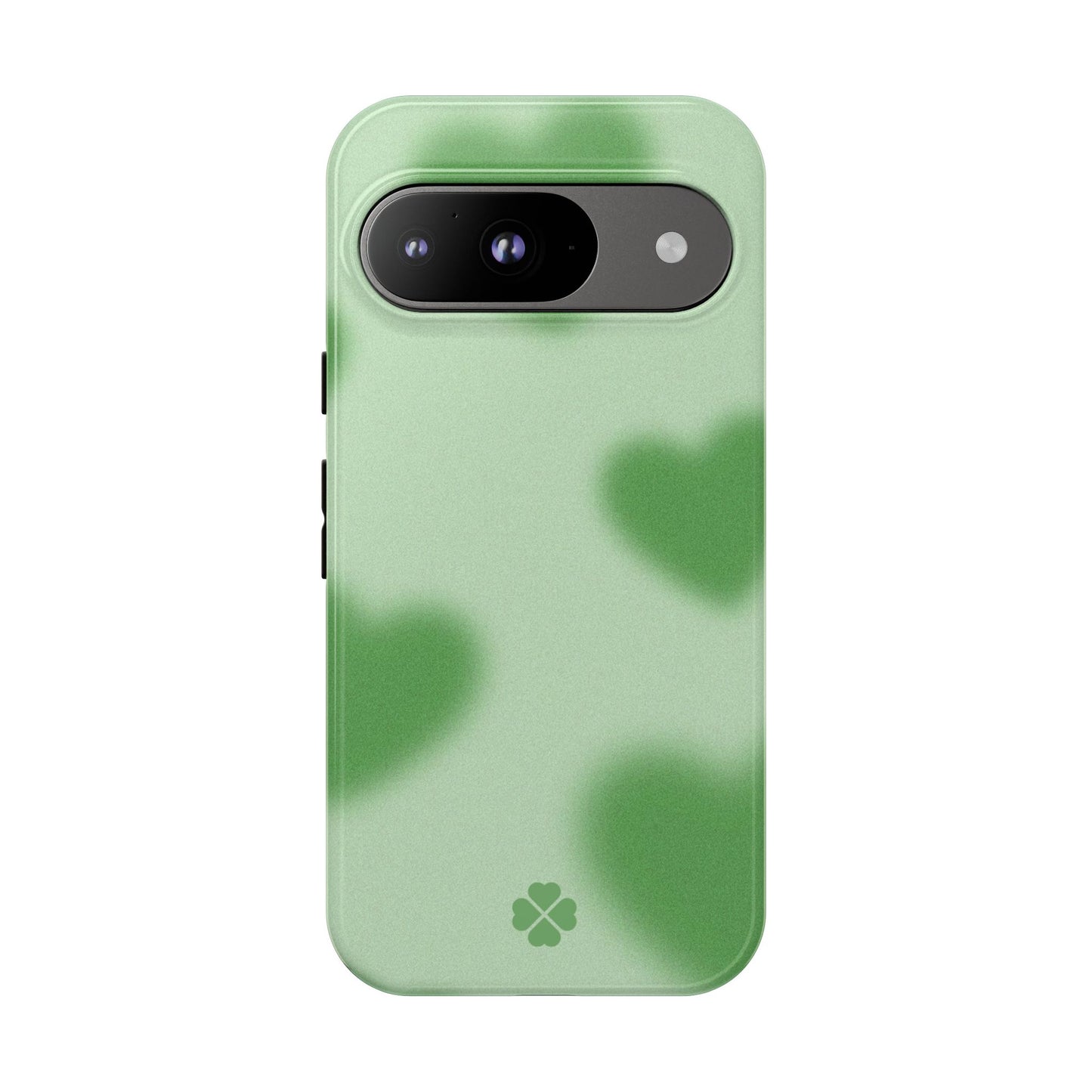 Green Hearts Phone Case
