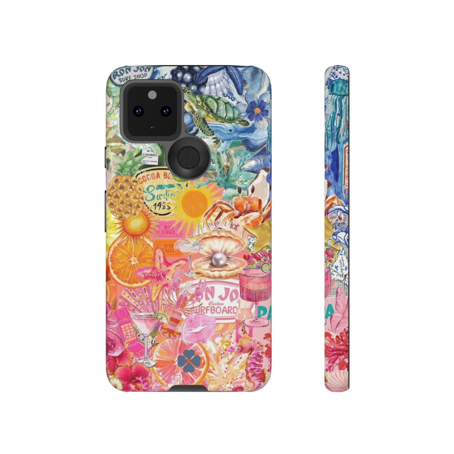 Rainbow Summer Collage Phone Case
