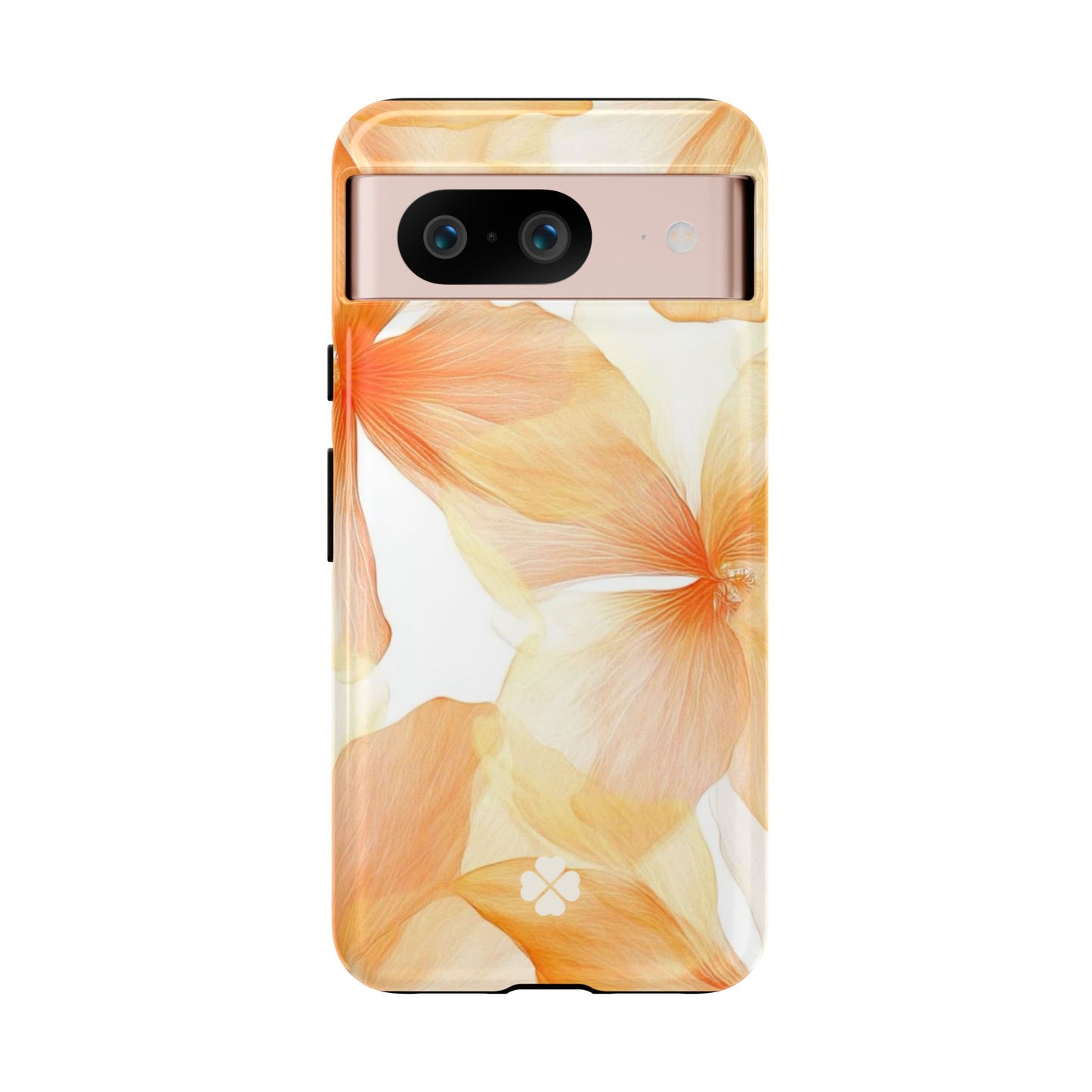Orange Floral Phone Case