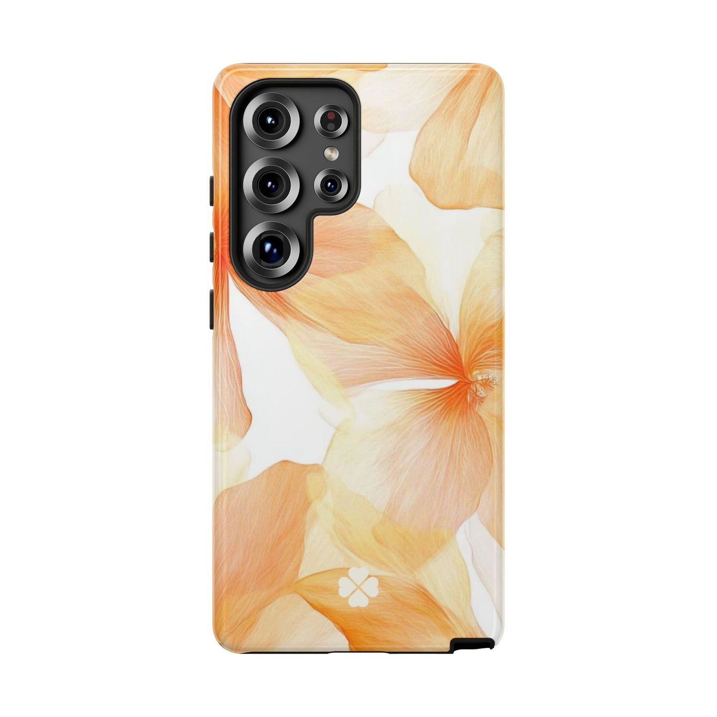 Orange Floral Phone Case