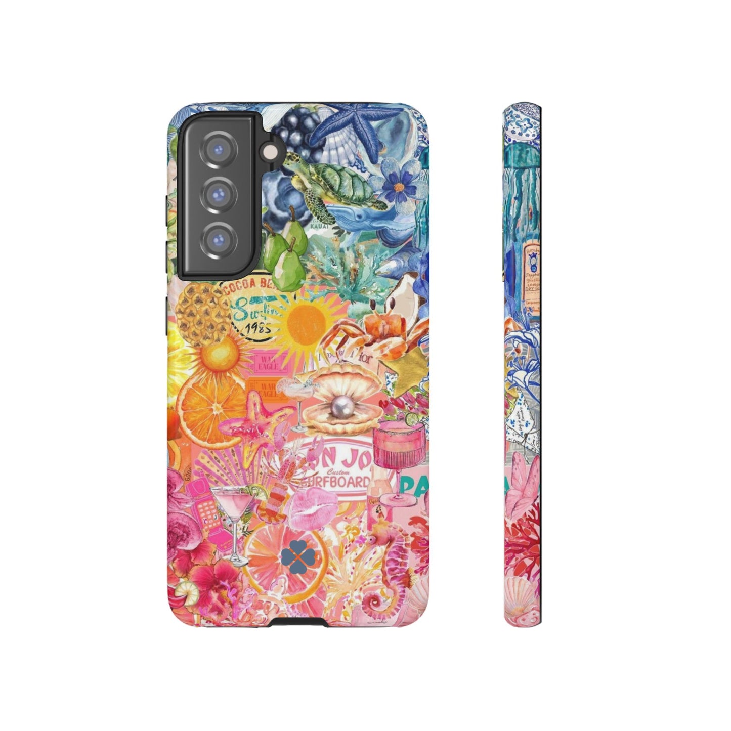 Rainbow Summer Collage Phone Case