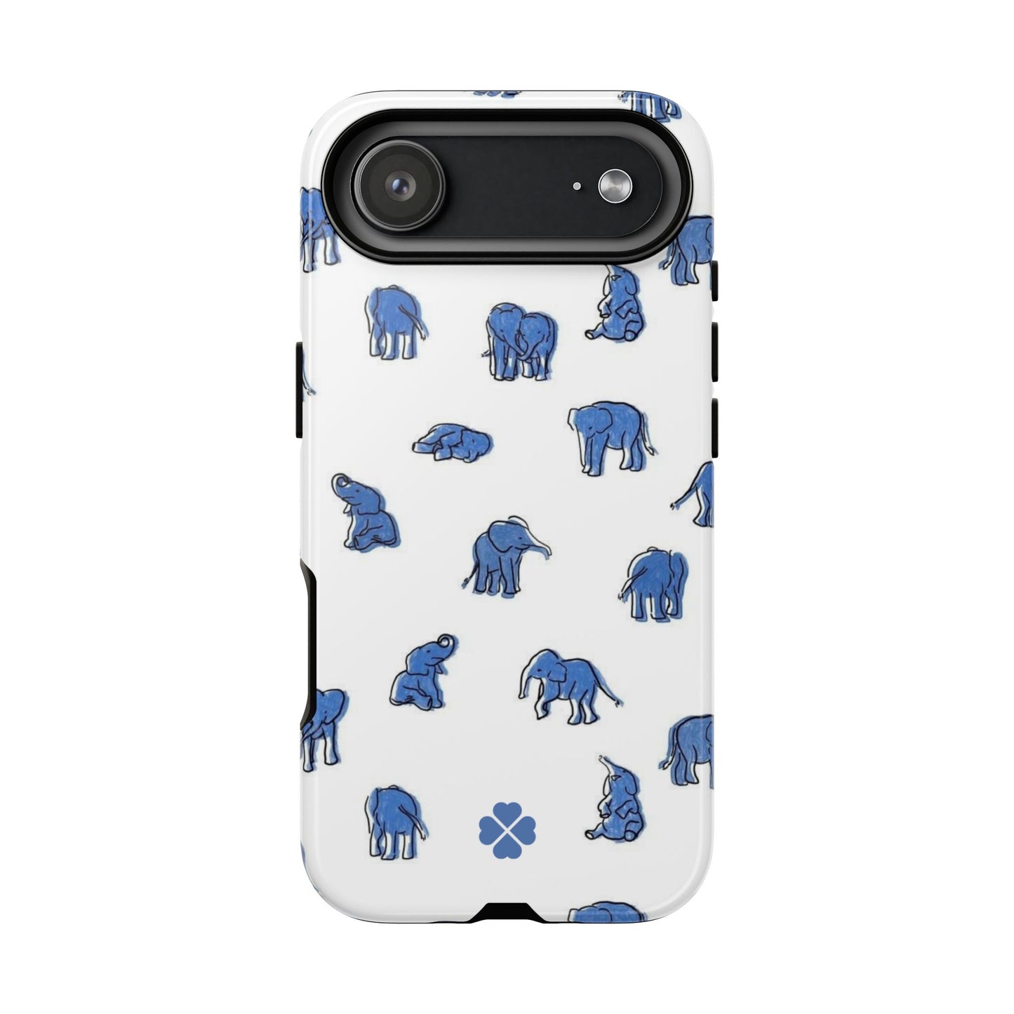 Blue Elephant Phone Case