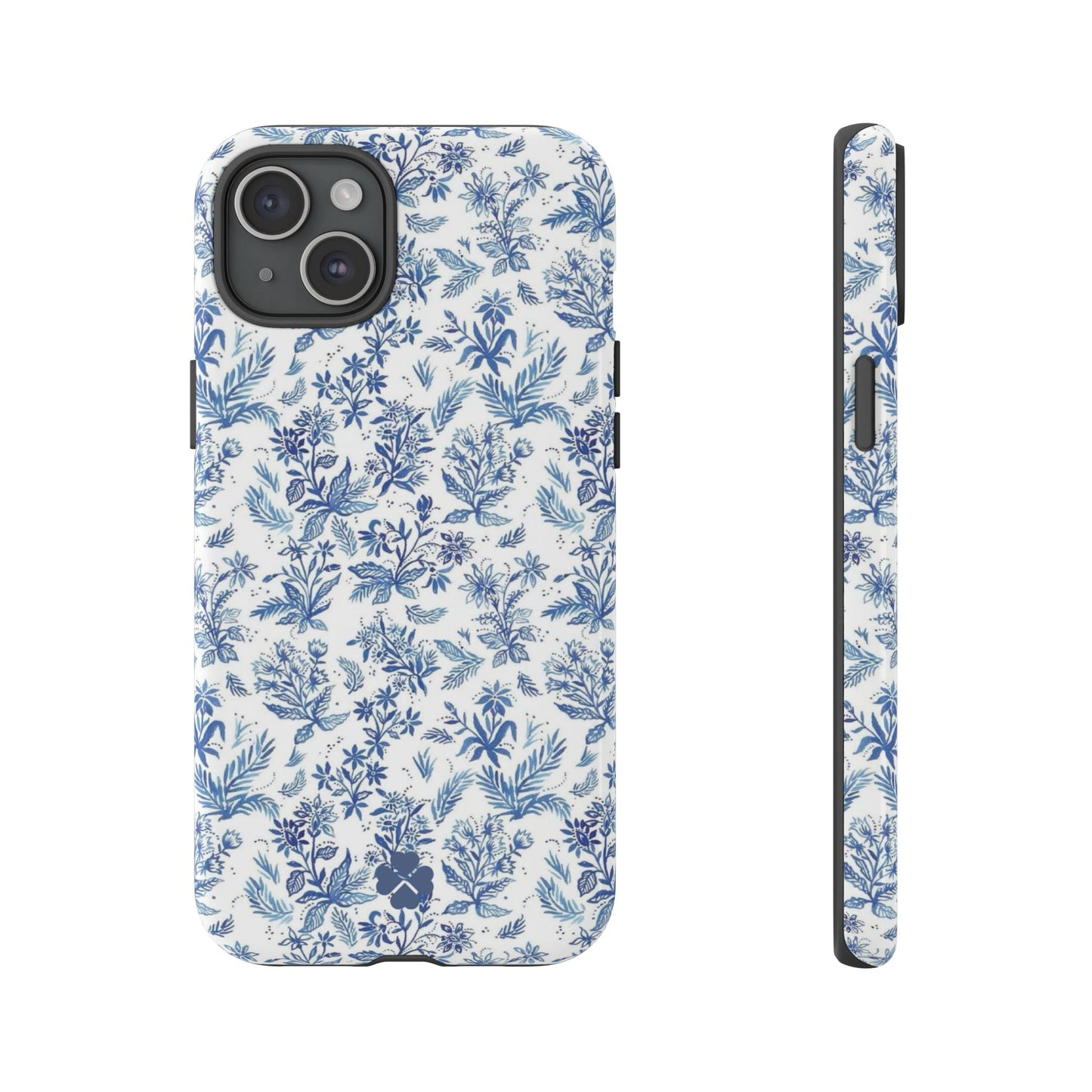 Blue Toile Phone Case