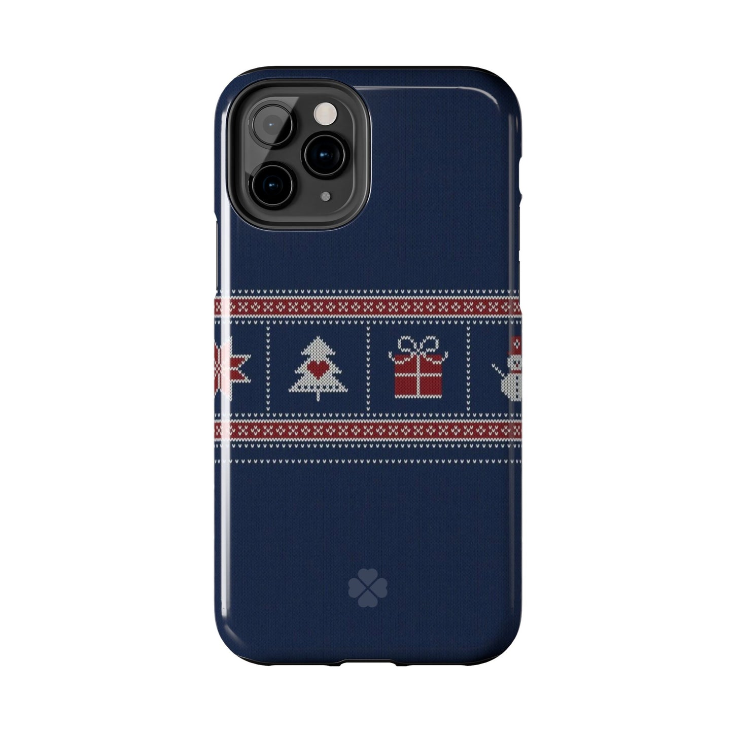 Blue Christmas Sweater Phone Case